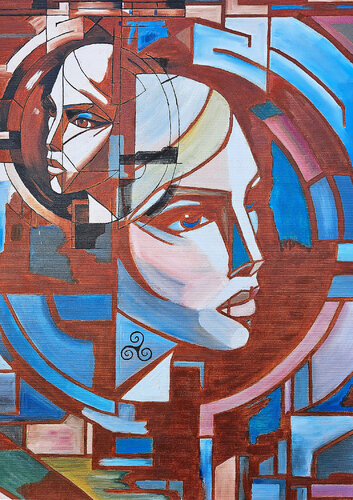 Catharsis 6 (Valentina) par Alida Velea, Peinture en vente sur Singulart
