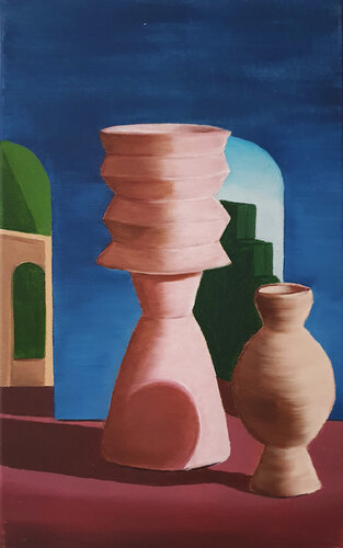 Still life 11 (Lock up) van Alida Velea, Schilderij te koop op Singulart