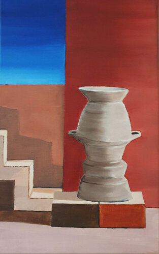 Still life 13 (Lock up) by Alida Velea, Painting for Sale on Singulart