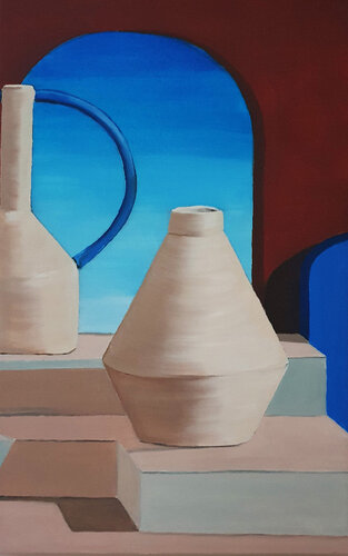 Still life 15 (Lock up) van Alida Velea, Schilderij te koop op Singulart