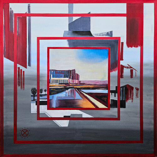 The timeless reflections di Alida Velea, Pittura in vendita su Singulart