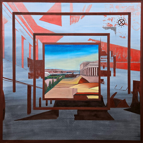 The veil of memory par Alida Velea, Peinture en vente sur Singulart