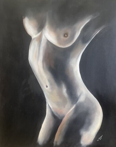 Passion Woman Nude 5 von Iris Schiebener, Malerei kaufen auf Singulart