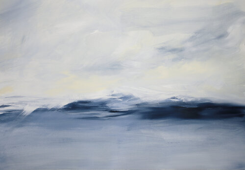 Seaside Impression Paperwork 1 by Iris Schiebener, Painting for Sale on Singulart