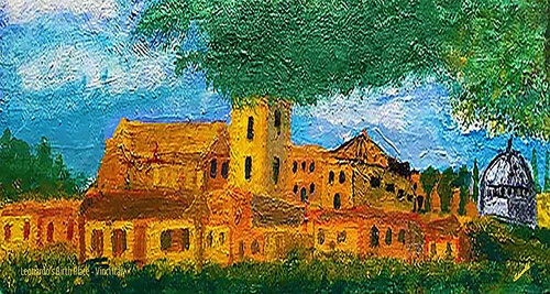 Vinci, home of Leonardo. von Tony Schweikle, Malerei kaufen auf Singulart