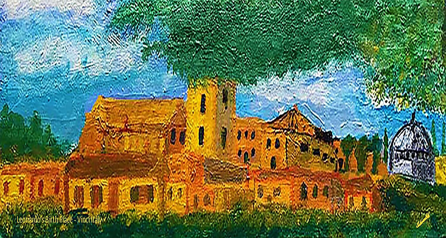 Vinci, home of Leonardo. Tony Schweikle