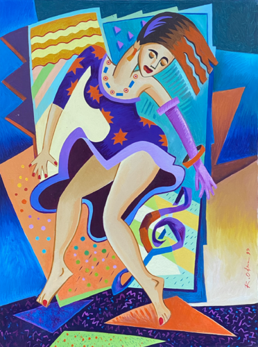 Dancing Girl di Ron Oden, Pittura in vendita su Singulart