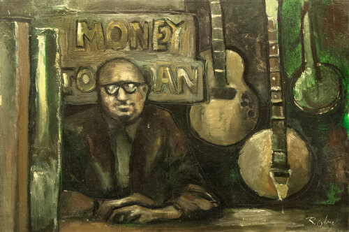 Pawnbroker van Ron Oden, Schilderij te koop op Singulart