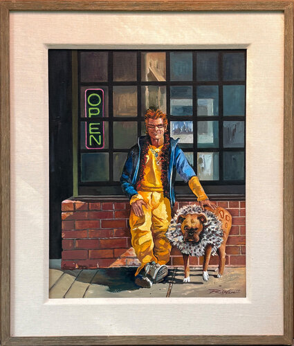 Steve and Boxy by Ron Oden, Painting for Sale on Singulart