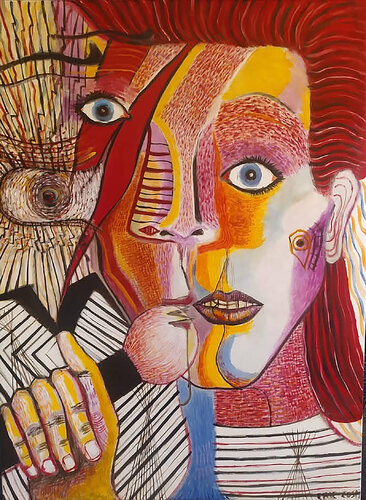 David Bowie di Eric Cospi Spiliotopoulos, Pittura in vendita su Singulart