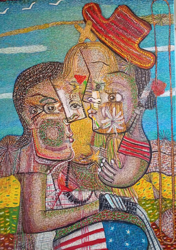 A journey di Eric Cospi Spiliotopoulos, Pittura in vendita su Singulart