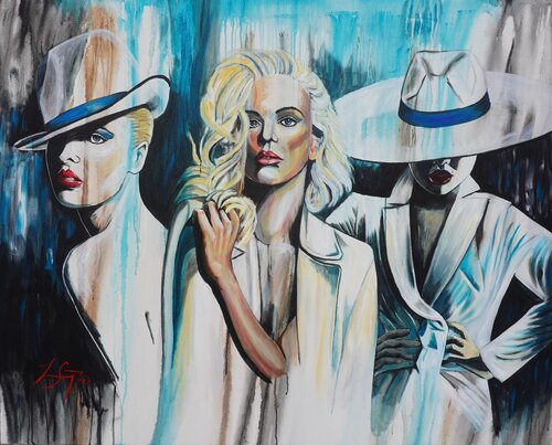 Beauty for Ashes - The White Coat. de Lindsay Siemers, Pintura a la venta en Singulart