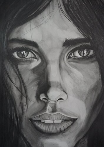 Rachel's Eyes von Lindsay Siemers, Zeichnungen kaufen auf Singulart