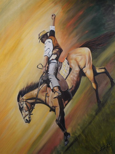 No Fear di Lindsay Siemers, Pittura in vendita su Singulart