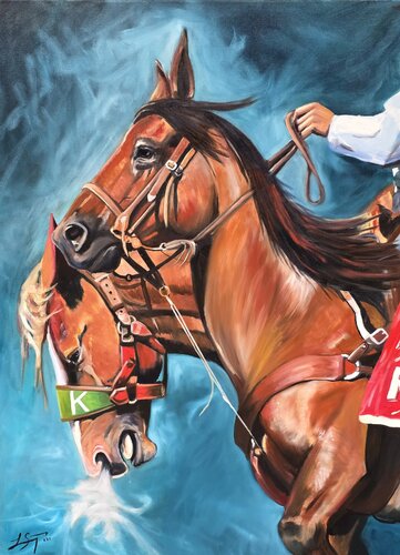 Fight the Fight di Lindsay Siemers, Pittura in vendita su Singulart