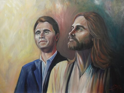 Charlie's Homecoming van Lindsay Siemers, Schilderij te koop op Singulart