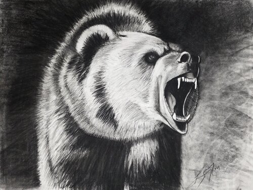 Hunt Them Hungry de Lindsay Siemers, Dibujo a la venta en Singulart