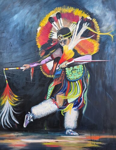 Rain Dance de Lindsay Siemers, Pintura a la venta en Singulart