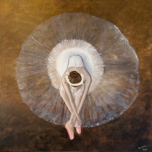 Ballerina van Kamila Hyo, Schilderij te koop op Singulart
