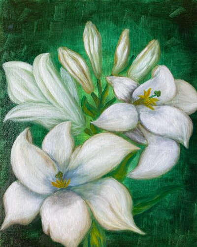 Lily van Kamila Hyo, Schilderij te koop op Singulart