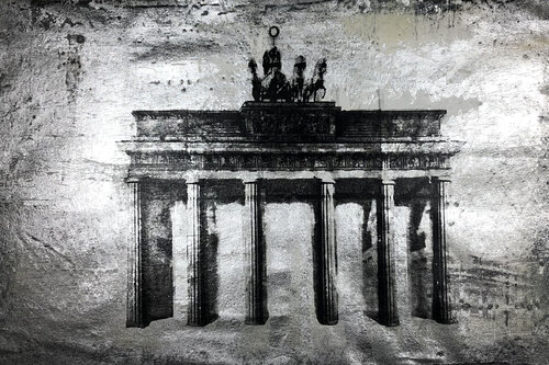 Brandenburger Tor Silber 9 von Jürgen Deimann, Malerei kaufen auf Singulart