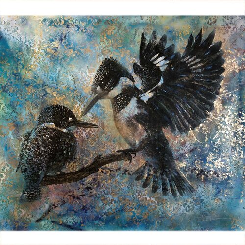 Eisvogel 15 by Jürgen Deimann, Painting for Sale on Singulart