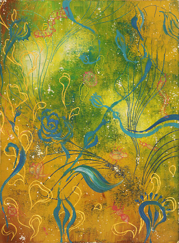 Acryl Experiment di Caroline Thevelein, Opera su carta in vendita su Singulart