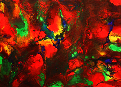 Acryl Gietsel par Caroline Thevelein, Peinture en vente sur Singulart