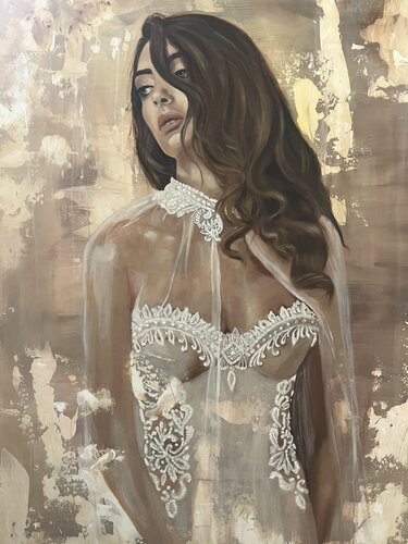 L ámour est belle van Yvonne Kunzendorf, Schilderij te koop op Singulart