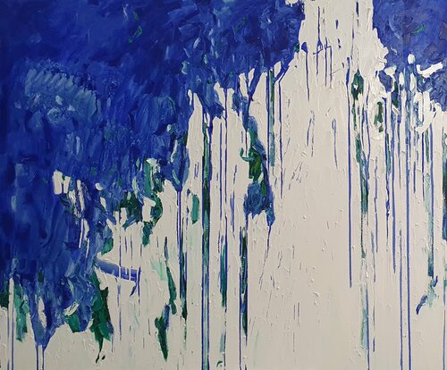 Cromatico mare di Domenico Asmone, Pittura in vendita su Singulart