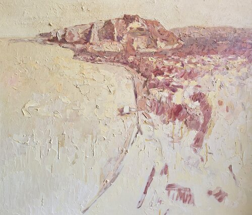 Palermo cromatica (monte pellegrino) par Domenico Asmone, Peinture en vente sur Singulart