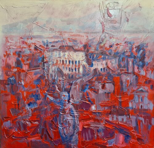 Roma cromatica von Domenico Asmone, Malerei kaufen auf Singulart