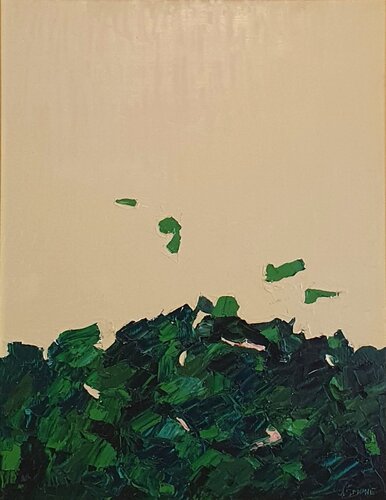 Cromatico verde di Domenico Asmone, Pittura in vendita su Singulart