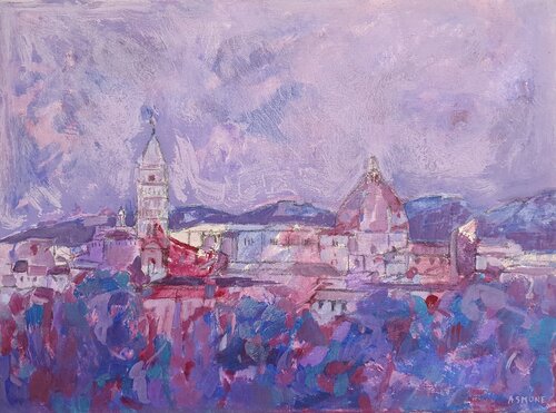 Pistoia cromatica von Domenico Asmone, Malerei kaufen auf Singulart