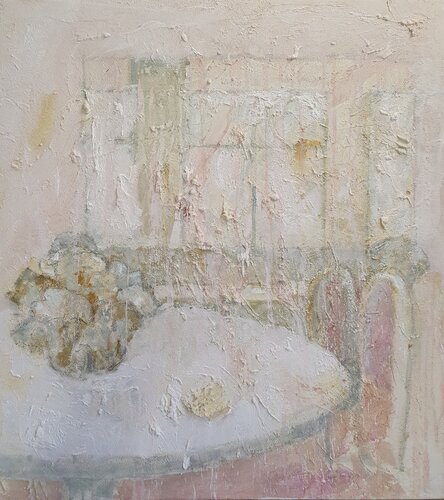 Interno cromatico by Domenico Asmone, Painting for Sale on Singulart