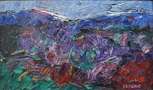 Paesaggio cromatico n. 12 de Domenico Asmone, Pintura a la venta en Singulart