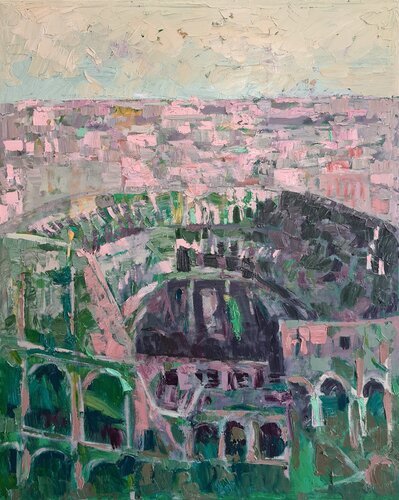 I colori dell'Urbe van Domenico Asmone, Schilderij te koop op Singulart