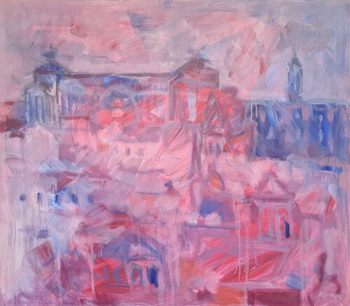 Roma cromatica by Domenico Asmone, Painting for Sale on Singulart