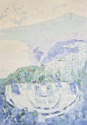 Sicilia cromatica (Taormina) von Domenico Asmone, Malerei kaufen auf Singulart