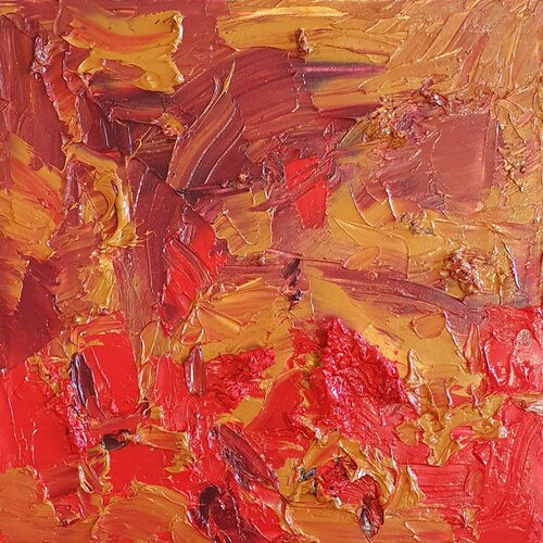 Cromatico rosso de Domenico Asmone, Pintura a la venta en Singulart