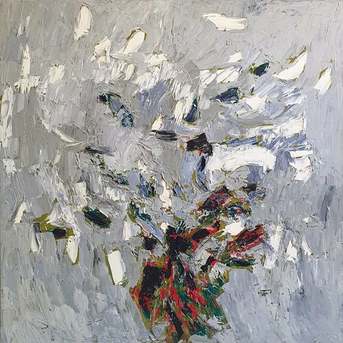 Cromatico grigio par Domenico Asmone, Peinture en vente sur Singulart