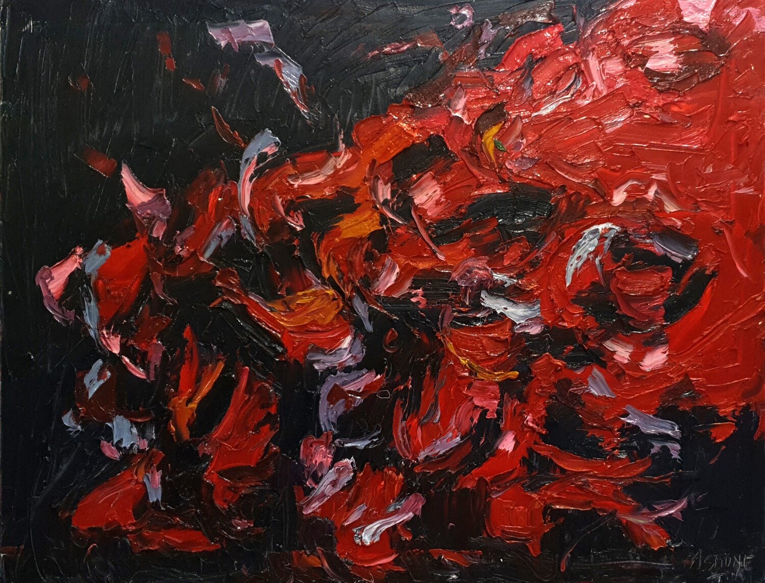 Cromatico fuoco Domenico Asmone