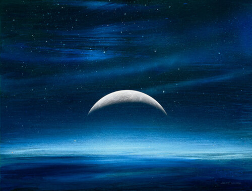 Exoplanet 002 di Jeff Ward, Pittura in vendita su Singulart