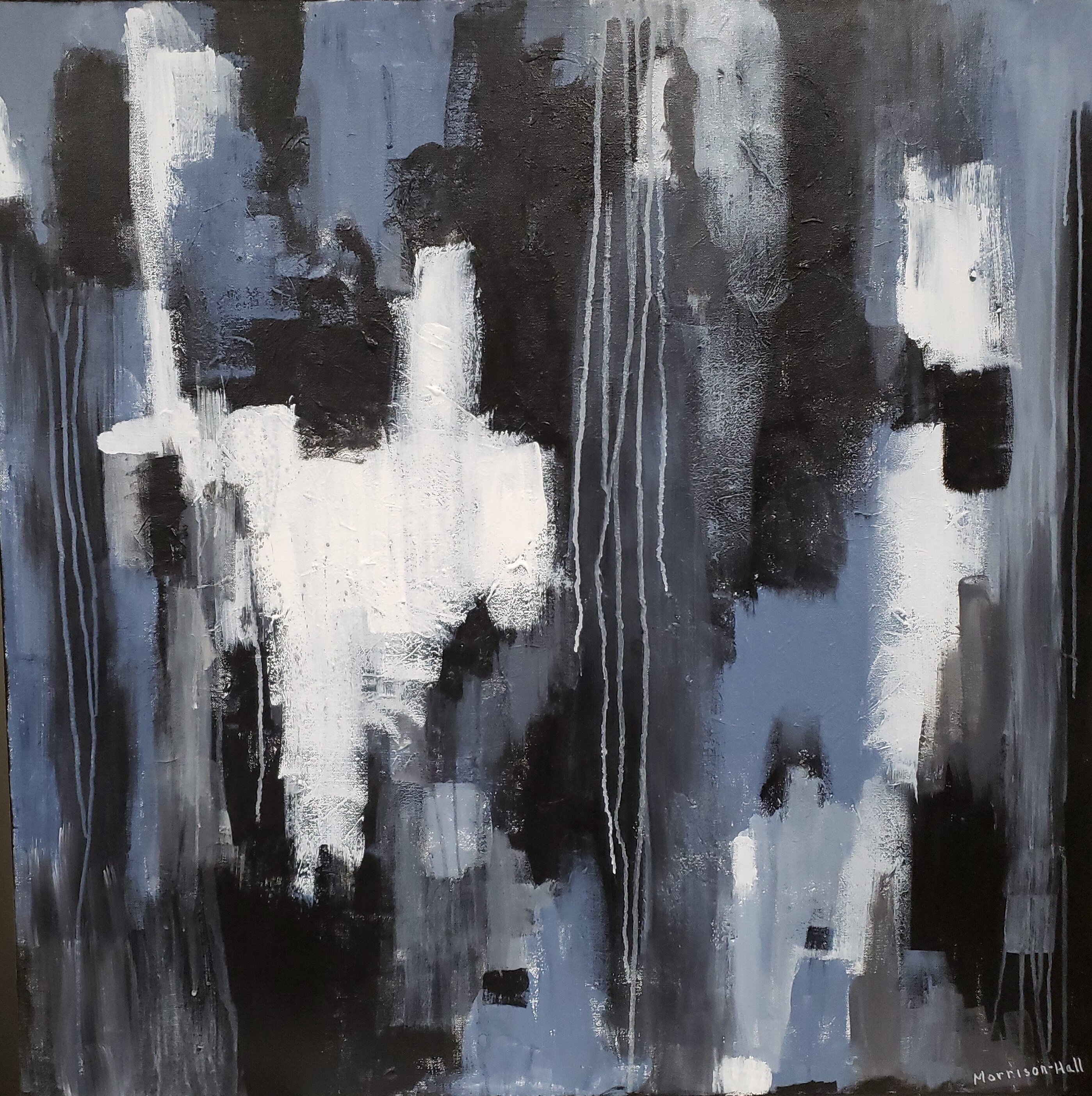 Entre negro y azul