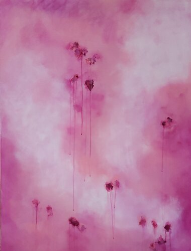 Magenta Storm van Gail Morrison-Hall, Schilderij te koop op Singulart