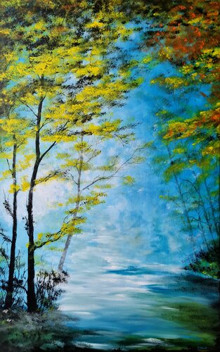 Early autumn van Daniel Urbaník, Schilderij te koop op Singulart