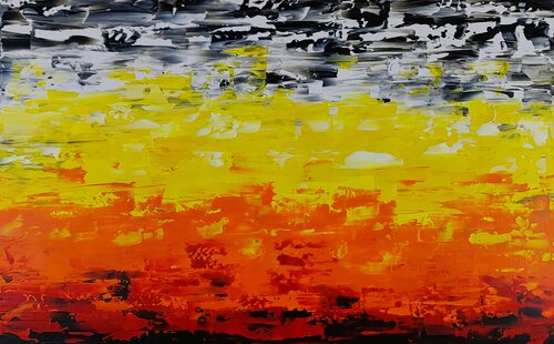 Sunset 5 di Daniel Urbaník, Pittura in vendita su Singulart