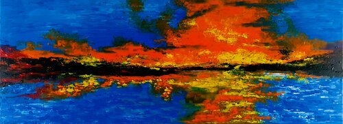 Endless sunrise von Daniel Urbaník, Malerei kaufen auf Singulart