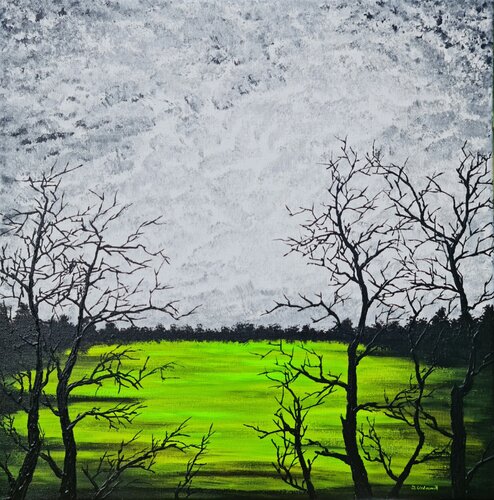 Green lake 2 von Daniel Urbaník, Malerei kaufen auf Singulart