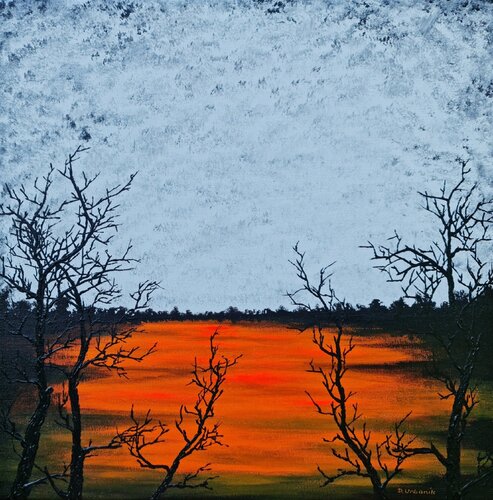 Sun in the lake 6 van Daniel Urbaník, Schilderij te koop op Singulart